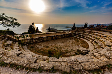 Lebanon. Byblos Archeological Site (UNESCO World Heritage Site), Roman Amphitheater