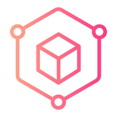 metaverse gradient icon