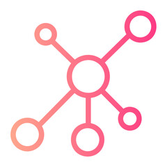 network gradient icon
