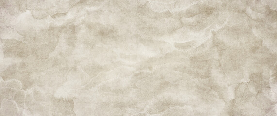 Vector watercolor art background. Old paper. Beige watercolour texture for cards or banner. Pastel color watercolour banner. White background. Brushstrokes and splashes. Painted template for design.	