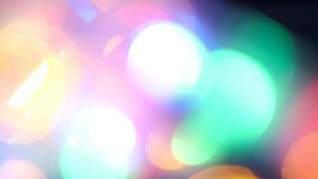 bright blurred background. night city lights. Colors blend together softly and beautifully. Neon color gradient.