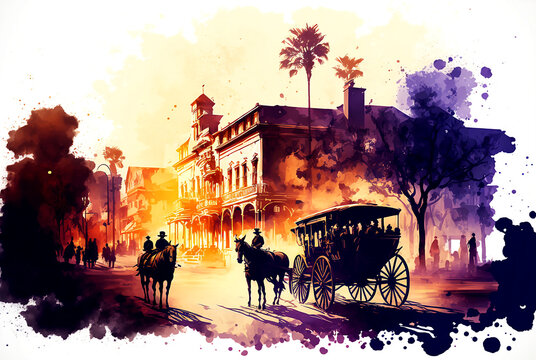 old West town
AI assist