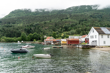 Solvorn am Lustrafjord, Norwegen