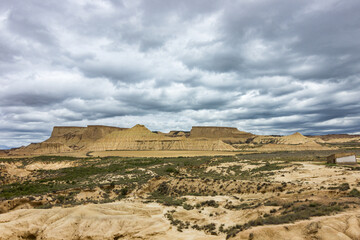 Desert of Bardenas-Reales in Navarre (Spain)