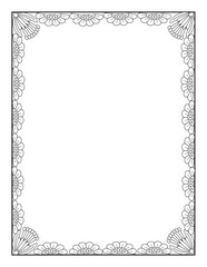 Borders and frames, Borders, Borders frame, Flower borders, Floral borders vector, Frame