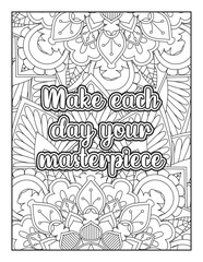 Inspirational Quotes, Quotes Coloring Page, Positive Quotes, Motivational Quotes Coloring Page