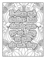 Inspirational Quotes, Quotes Coloring Page, Positive Quotes, Motivational Quotes Coloring Page