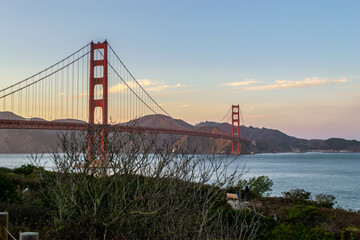Fototapeta na wymiar Golden Gate Bridge in San Francisco 