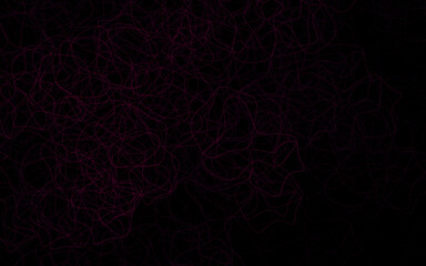 Dark Purple vector template with chaotic shapes.