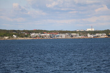 Fototapeta premium View to archipelago islands from Gothenburg, Sweden