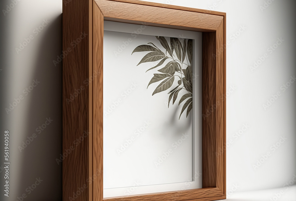 Poster a picture frame with a picture of a plant in it and a quote on the front of it that reads, the botan