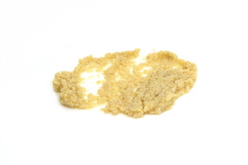 Artichoke dip isolated on a white background. Artichoke spread, pesto.