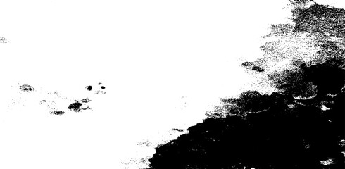 Rough black and white texture vector. Distressed overlay texture. Grunge background. Abstract textured effect. Vector Illustration. Black isolated on white background. EPS10