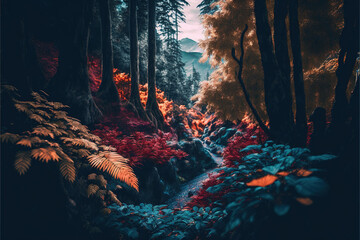Vibrant Forest
