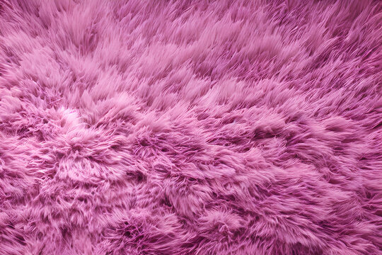 Pink Long Fur Texture IA