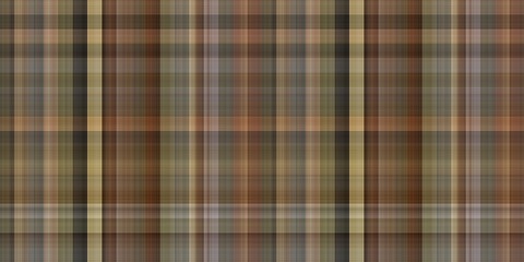 Mineral tartan seamless border. Traditional gingham texture for natural geological ribbon. Illustration of checkered kitchen cloth. 