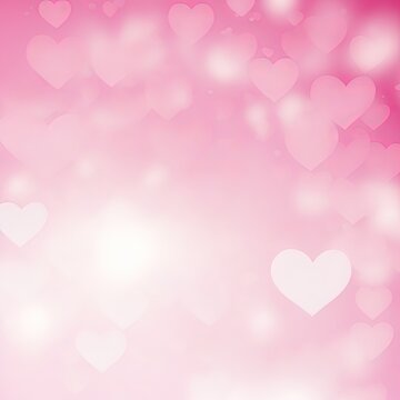 Pink Heart Valentine Pattern, Pink Heart Card, Pink Heart Background