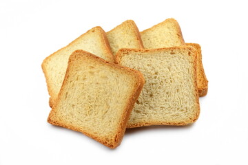 Sliced Toast Bread isolated on white background