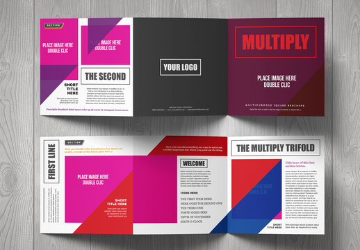 Multiply Square Brochure Trifold