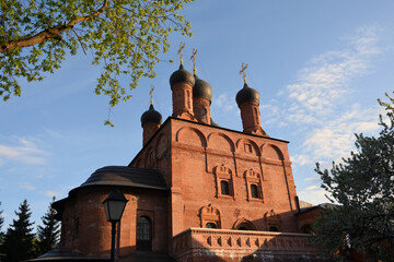 Krutitsy Patriarchal Metochion in Moscow. Ancient landmark.	