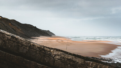 beach in the morning