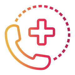 Fototapeta premium telp icon