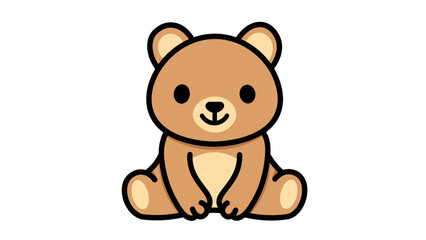 Obraz premium cartoon bear