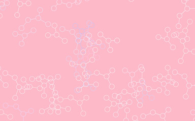 Light Blue, Red vector texture with artificial intelligence concept.