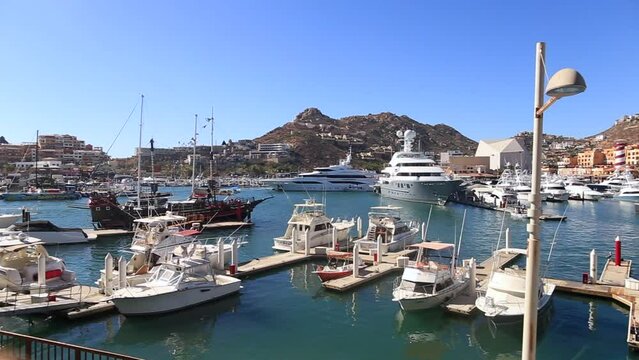 Cabo San Lucas Harbor Marina Boats Day