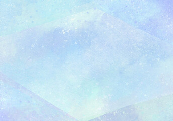 Obraz premium シンプルな水彩テクスチャーデザイン背景 水色