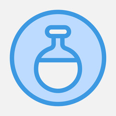 Potion icon in blue style, use for website mobile app presentation
