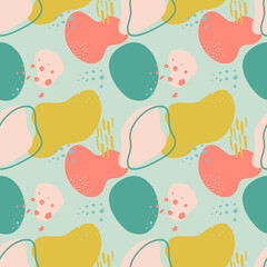Fototapeta premium seamless pattern suitable for book cover, wallpaper, fabric, etc. vector seamless pattern.