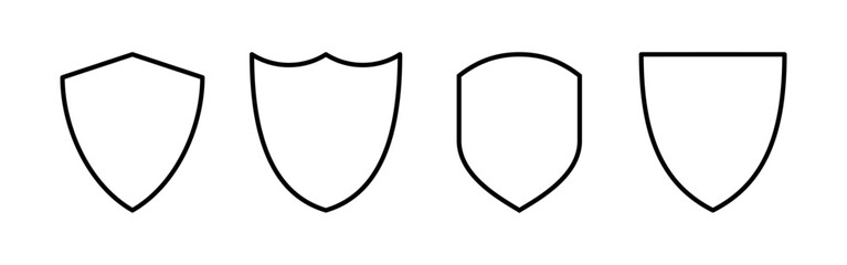 Shield icon vector for web and mobile app. Protection icon. Security sign and symbol