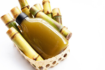 Fresh squeezed sugar cane juice