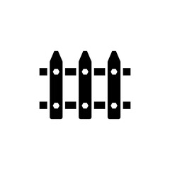 fence icon vector template design collections flat trendy