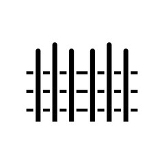 fence icon vector template design collections flat trendy