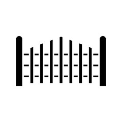 fence icon vector template design collections flat trendy