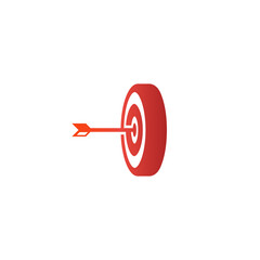 arrow target icon creative vector logo design 2