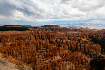 Bryce Canyon National Park, Utah, USA zoomed out view