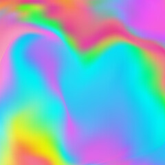 Obraz premium Wave texture hologram background