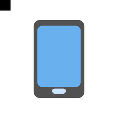 phone icon logo flat style vector