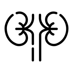 kidneys line icon