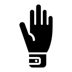 hand glyph icon