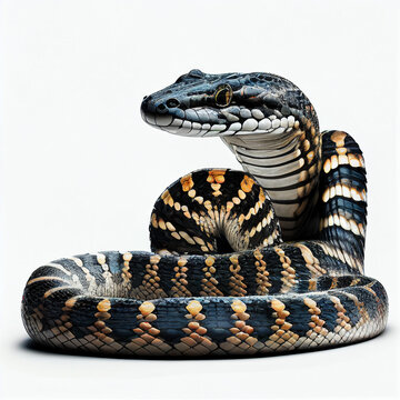 False Cobra full body image with white background ultra



