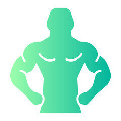 muscle gradient icon