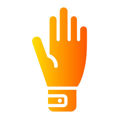 hand gradient icon