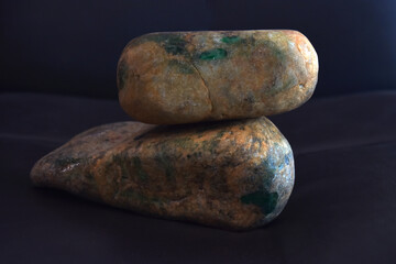 Jade is a piece of natural jade.	