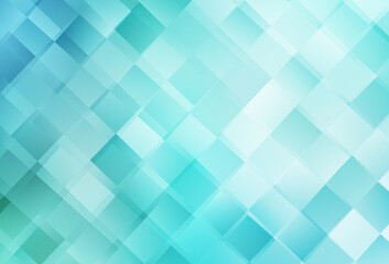 Light Green vector template with rhombus.