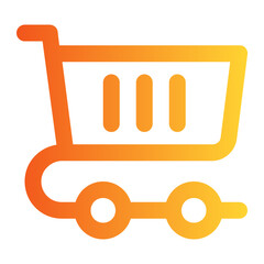 Cart gradient icon