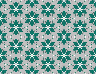 Geometric ethnic pattern seamless flower color oriental. seamless pattern. Design for fabric, curtain, carpet, wallpaper, clothing, wrapping, Batik, fabric,Vector illustration.